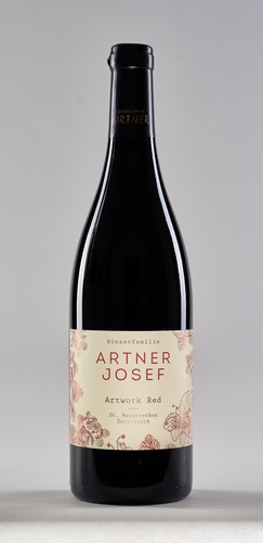 Flasche Artwork Red