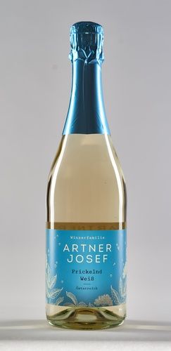 Flasche Prickelnd Weiß